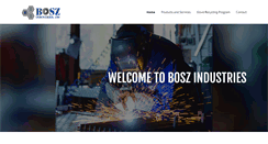 Desktop Screenshot of boszindustries.com
