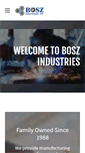 Mobile Screenshot of boszindustries.com